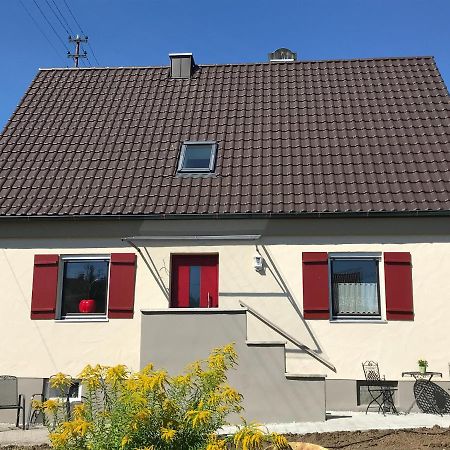 Ferienhaus Bei Lauingen, Mit Sauna Und Gartenlounge Veitriedhausen Eksteriør bilde